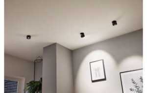 Paulmann LED Einbau Spircle rund 78mm 8W 550lm 230V 3000K Schwarz matt