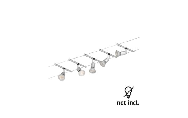 1859126_2 - Mediatech Paulmann Seilsystem Spice SaltLED Basisset GU5,3 max. 5x10W dimmbar 230/12V Chrom mat
