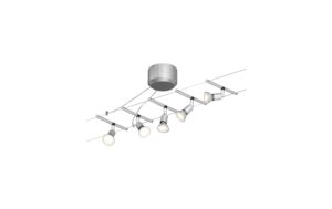 1859126_5 - Mediatech Paulmann Seilsystem Spice SaltLED Basisset GU5,3 max. 5x10W dimmbar 230/12V Chrom mat