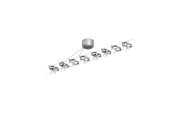 1859128_5 - Mediatech Paulmann Seilsystem Cardan Basisset GU5,3 max. 8x10W dimmbar 230/12V Chrom matt, Chro