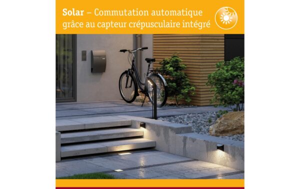 Paulmann Solar LED Wegeleuchte Elliot IP44 3000K 5lm Anthrazit