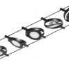 Paulmann CorDuo LED Seilsystem RoundMac Basisset 5x200lm 5x4,5W 3000K 230/12V Schwa
