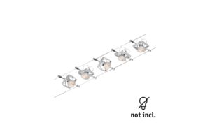 1859134_2 - Mediatech Paulmann CorDuo Seilsystem Mac II Basisset GU5,3 max. 5x10W 230/12V Chrom matt