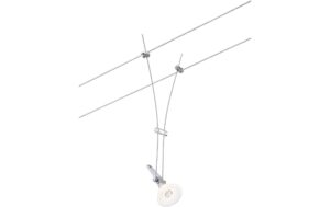 Paulmann CorDuo Seilsystem Comet Einzelspot GU5,3 max. 50W dimmbar 12V Chrom matt
