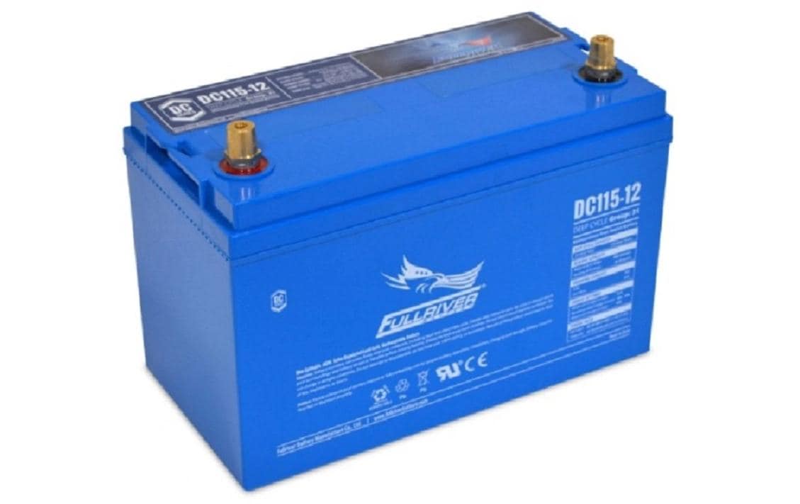 1859782 - Mediatech Fullriver AGM Deep Cycle 12V 115Ah 328 x172 x 220mm 32.7kg