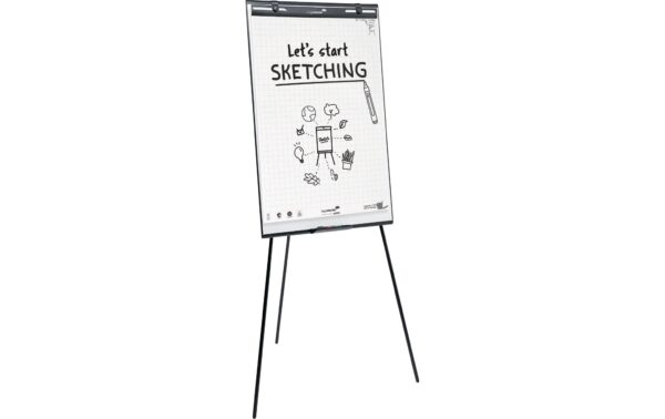 Legamaster SKETCH EASY Flipchart, 105x65cm Dreibein, H: 187cm