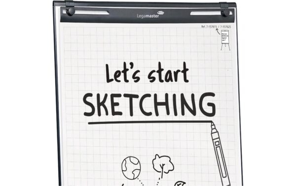 Legamaster SKETCH EASY Flipchart, 105x65cm Dreibein, H: 187cm