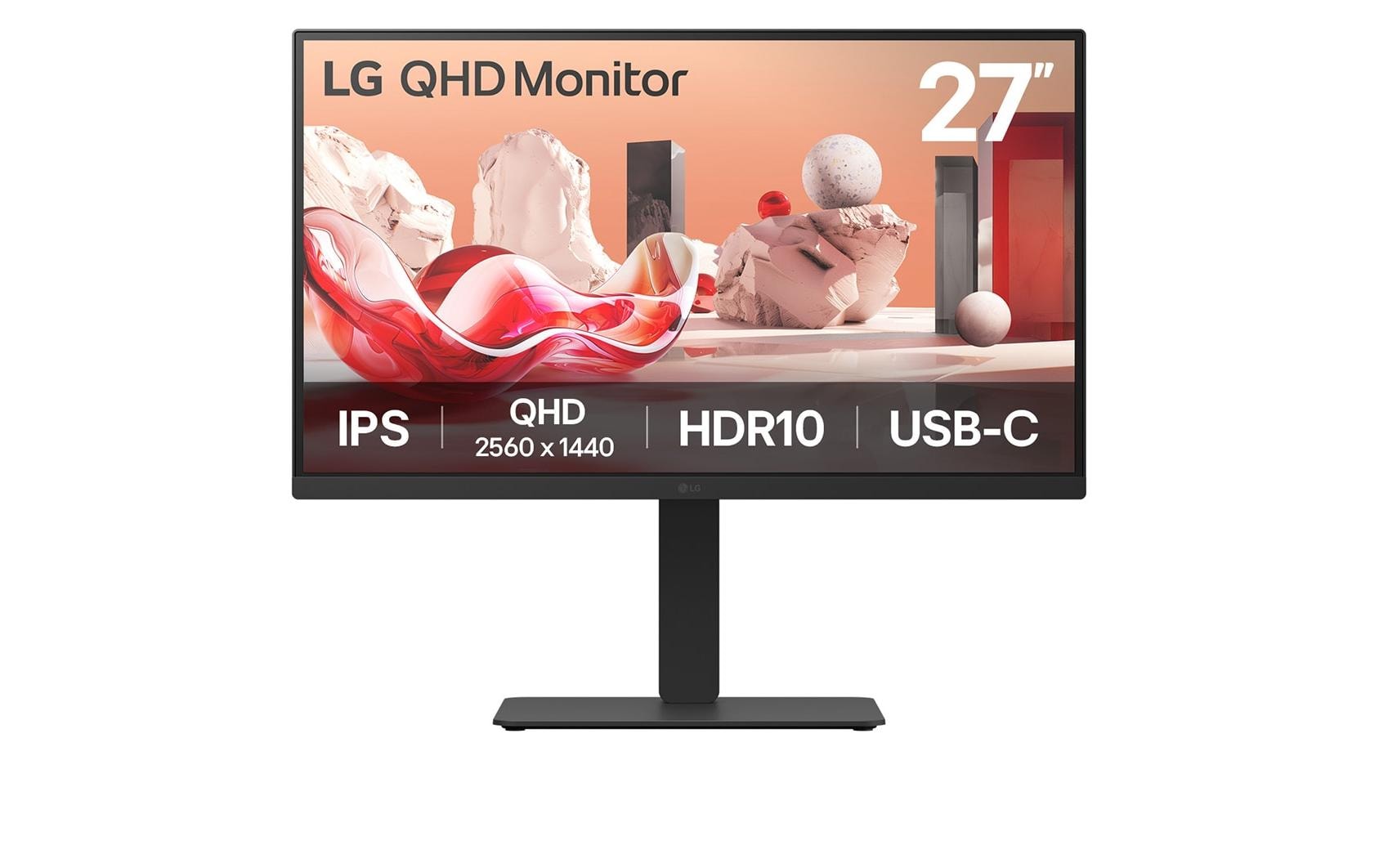 1860624 - Mediatech LG 27BA75QB-B 27, 2560x1440 IPS, DP, HDMI, RJ45, USB C, PD, USB kaufen Schweiz | Mediatech.ch