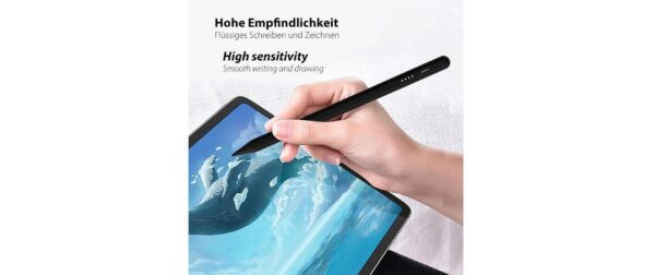 LMP DigiPen BK für iPad 140 mAh, USB-C-C Ladekabel, Touch Ein-/Aus