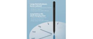 LMP DigiPen BK für iPad 140 mAh, USB-C-C Ladekabel, Touch Ein-/Aus