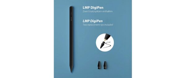 LMP DigiPen BK für iPad 140 mAh, USB-C-C Ladekabel, Touch Ein-/Aus