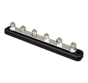 1861383_1 - Mediatech Victron Energy Verteilerschiene 150A 6xM6 mit Abdeckung