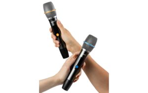 1862019_1 - Mediatech onit Mikrofone zu F03156 UHF, 2Stück, schwarz