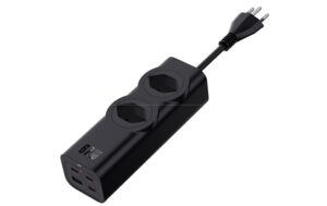 Fast Charging Station 2xT13 3xUSB-C 1xUSB Schwarz, 67W