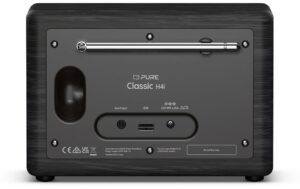 Pure DAB+ Radio Classic H4i Black Ash