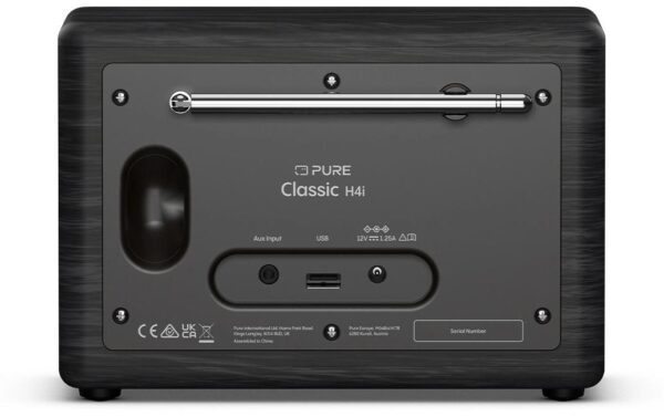 Pure DAB+ Radio Classic H4i Black Ash