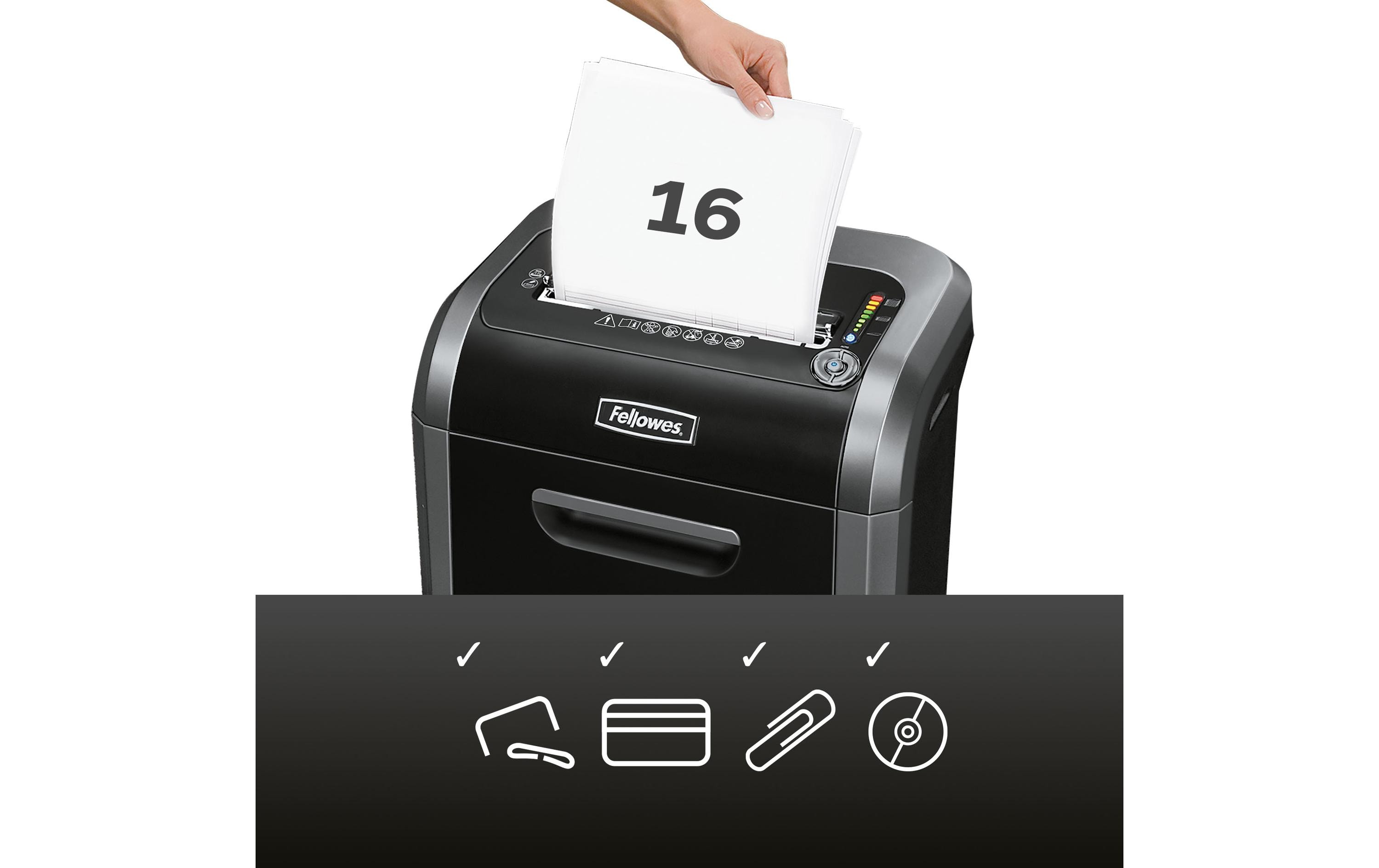 186354_1 - Mediatech Fellowes Aktenvernichter 79Ci bis 14 Blatt, 27 Liter, Partikelschnitt