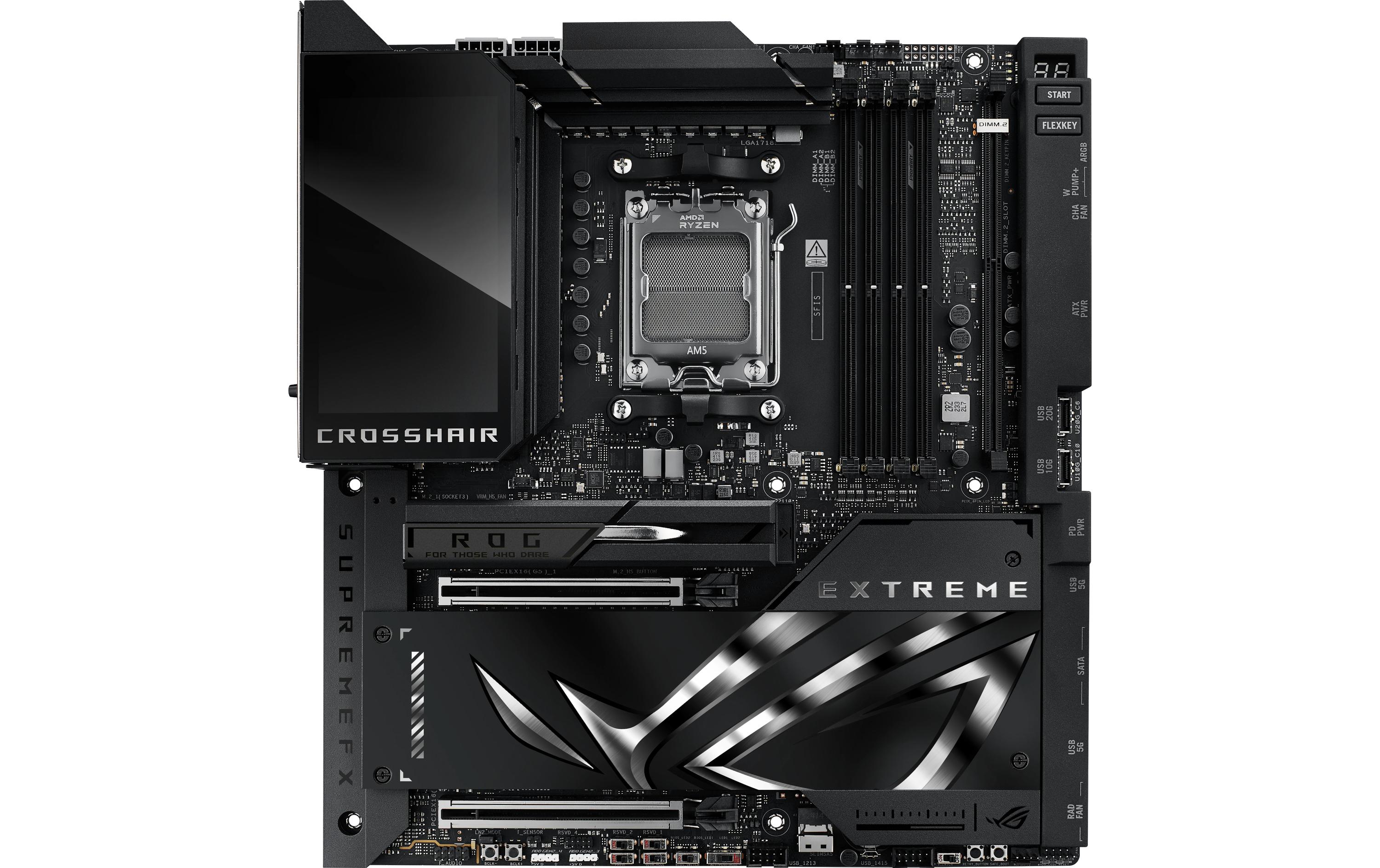 1864231_1 - Mediatech ASUS CROSSHAIR X870E EXTREME, E-ATX, AM5 AMD X870E, 4x DDR5, PCIe 5.0, WiFi 7