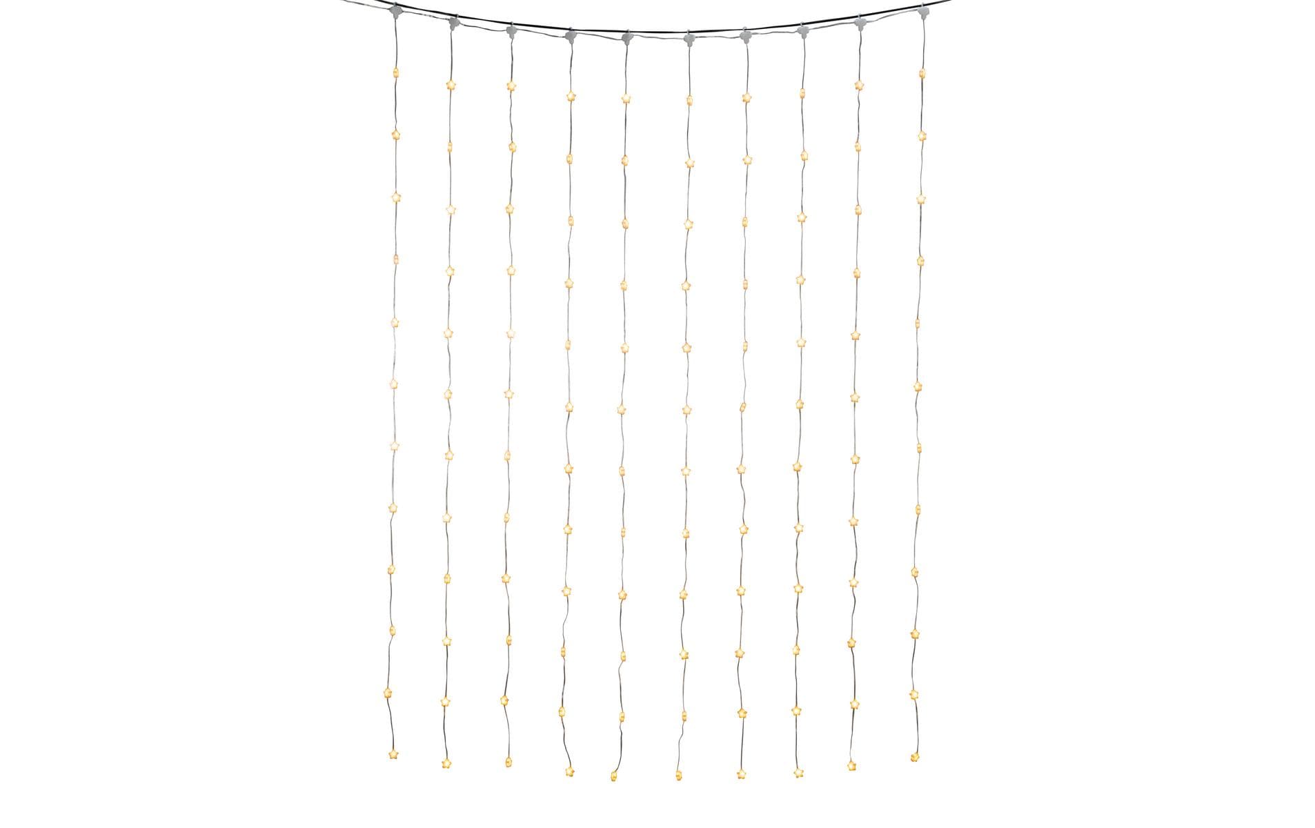1864408 - Mediatech Konstsmide LED Lichtervorhang 120 Sterne 120 bernsteinfarbene LED, USB, IP20 kaufen Schweiz | Mediatech.ch