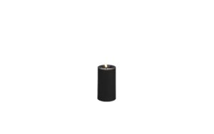 1864442 - Mediatech Konstsmide LED Kerze Kunststoff mattschwarz 1 ww LED, exkl. Batterie AA, H: 12cm IP44