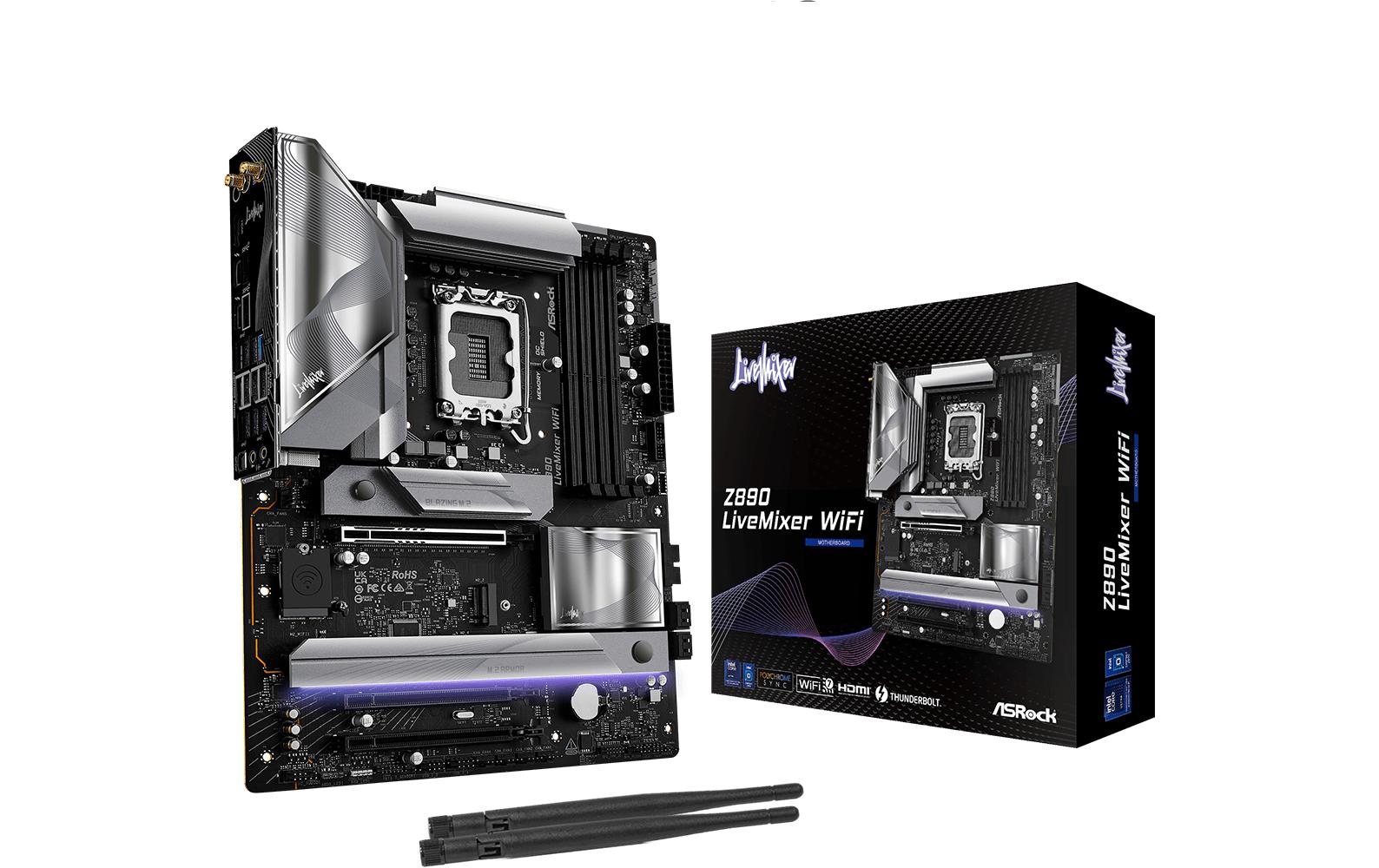 ASRock Z890 LIGHTNING WIFI, ATX, LGA1851 Intel Z890, LGA1851, 4x DDR5, PCIe 5.0