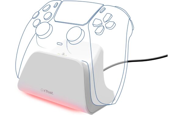 1864609_4 - Mediatech Trust GXT255W PS5 Charging Dock weiss