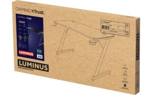 Trust GXT709 Luminus RGB Gaming Tisch schwarz