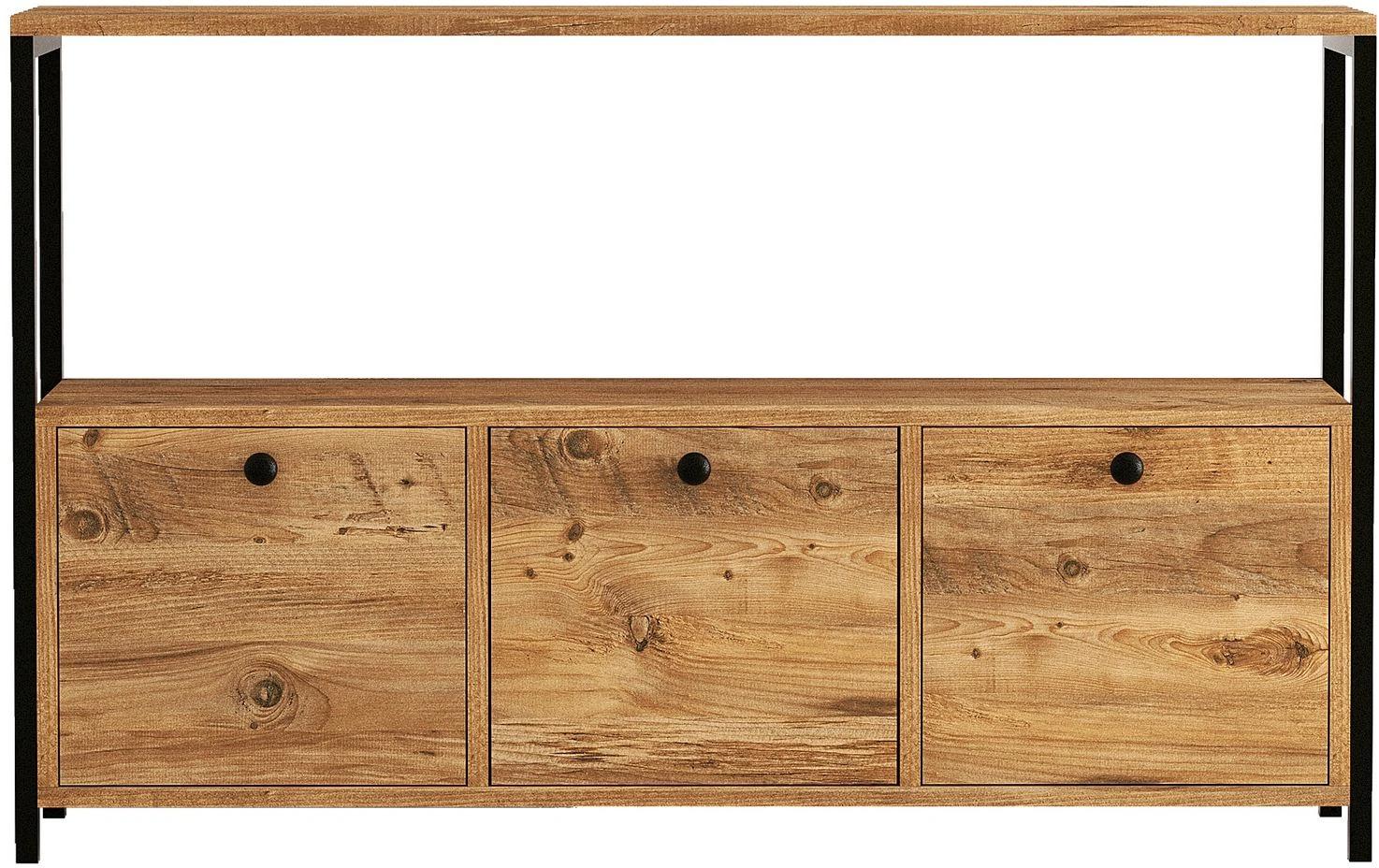 1865252 - Mediatech Woody Fashion Sideboard Nero Span melaminbeschichtet kaufen Schweiz | Mediatech.ch