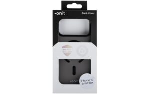 onit Back Cover Mill.Std. iPhone 17 pro Max matt schw / Magsafe / Mill.Std.3m / GRS