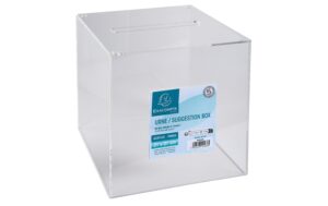 1868943_2 - Mediatech Exacompta Einwurfbox Acryl 21cm abnhembarer Deckel, Acryl