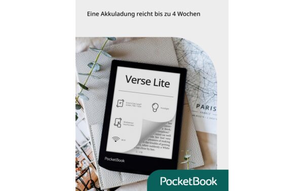 PocketBook Verse Lite Midnight grey 6 E-Ink Carta™ ,16 Graustufen, 8GB Speiche
