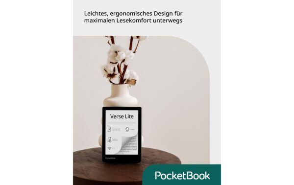 PocketBook Verse Lite Midnight grey 6 E-Ink Carta™ ,16 Graustufen, 8GB Speiche