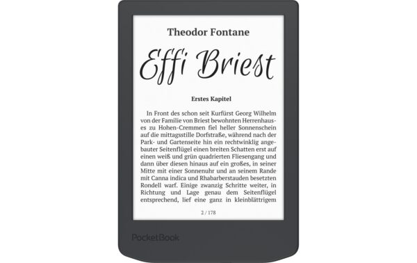 PocketBook Verse Lite Midnight grey 6 E-Ink Carta™ ,16 Graustufen, 8GB Speiche