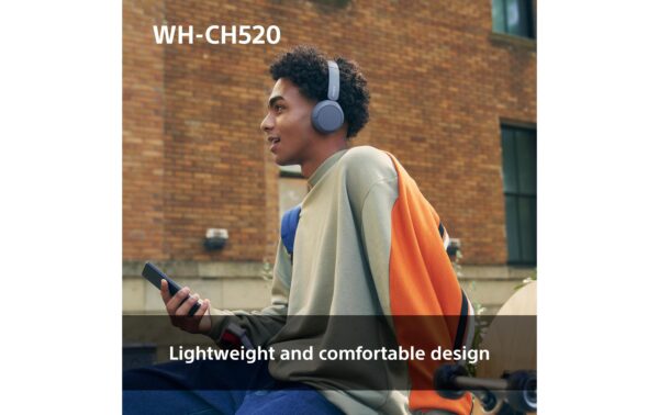 Sony WH-CH520, Over-Ear Kopfhörer Pink, bis zu 50 Std. Akkulaufzeit
