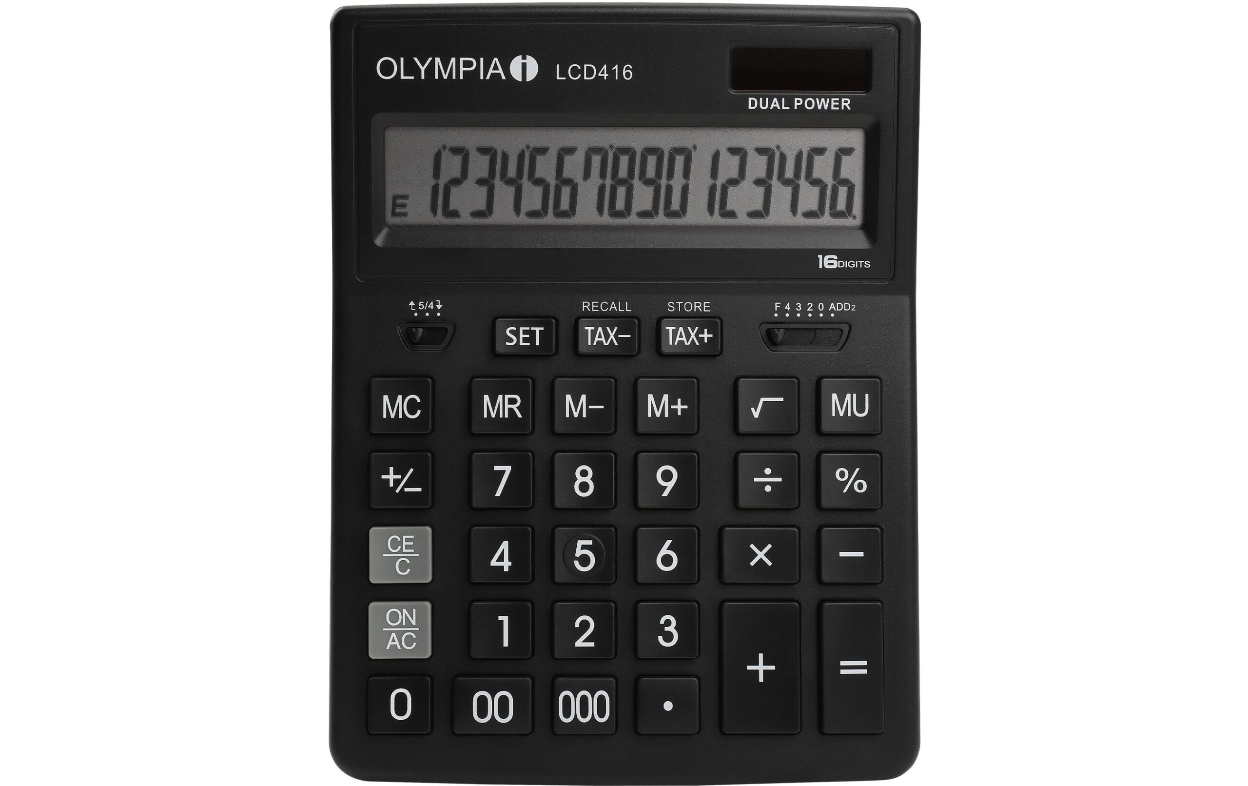 1872417 - Mediatech Olympia Tischrechner LCD 416 Batterie- und Solarbetrieb kaufen Schweiz | Mediatech.ch