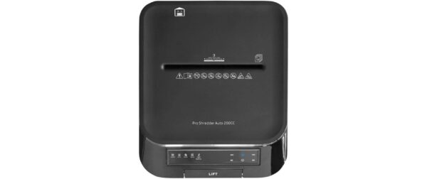 1872425_2 - Mediatech HP Aktenvernichter ProShred Auto 200CC bis 200 Blatt, 32 Liter, Sicherheitsstufe 4