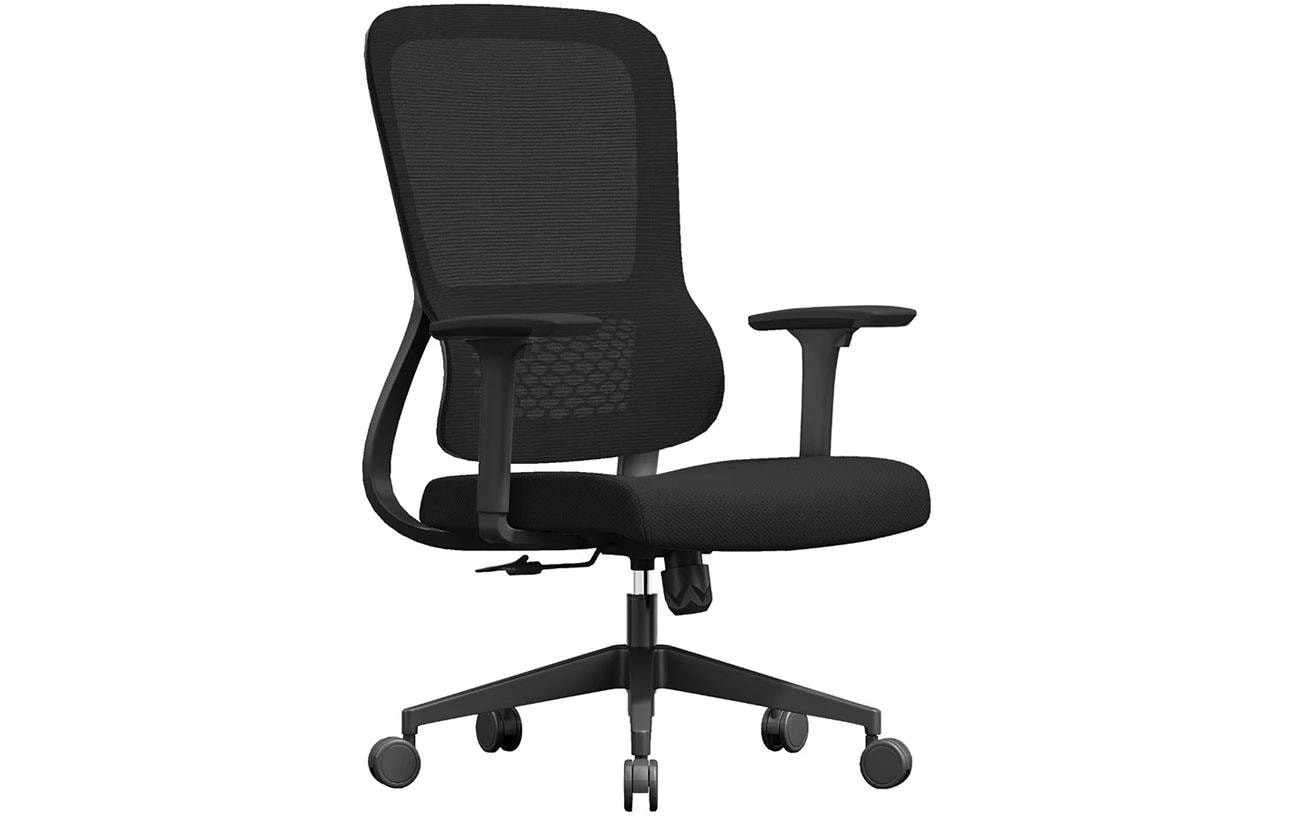 1873245 - Mediatech CONTINI Bürostuhl FlexSeat schwarz Kunststoff, mit Armlehnen kaufen Schweiz | Mediatech.ch