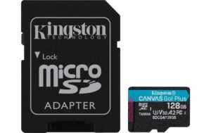 1873880 - Mediatech Canvas Go! Plus microSDXC Card 128GB UHS-I U3,les. 200MB/s,schr. 90MB/s