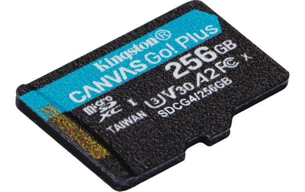 Canvas Go! Plus microSDXC Card 256GB UHS-I U3,les. 200MB/s,schr. 160MB/s