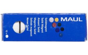 1875761_1 - Mediatech MAUL Magnete solid, 10 Stk Ø 32 mm, weiss