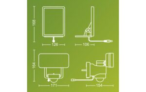1875912_2 - Mediatech Philips Outdoor WandleuchteTylus 6W, 1000lm, 3000K, IP44 weiss