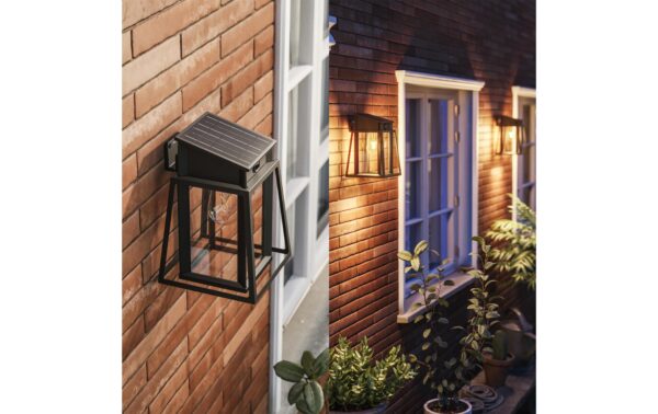 1875917_2 - Mediatech Philips Outdoor Wandleuchte Solar Lysin 470lm, 2700K, IP44 2.9W