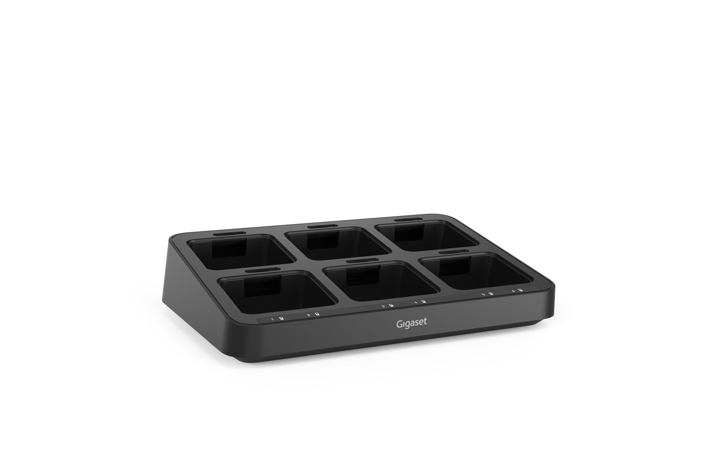1876046 - Mediatech Gigaset Pro 6-fach Ladestation zu S7xxH, R7xxH, SLxxH Modellen kaufen Schweiz | Mediatech.ch