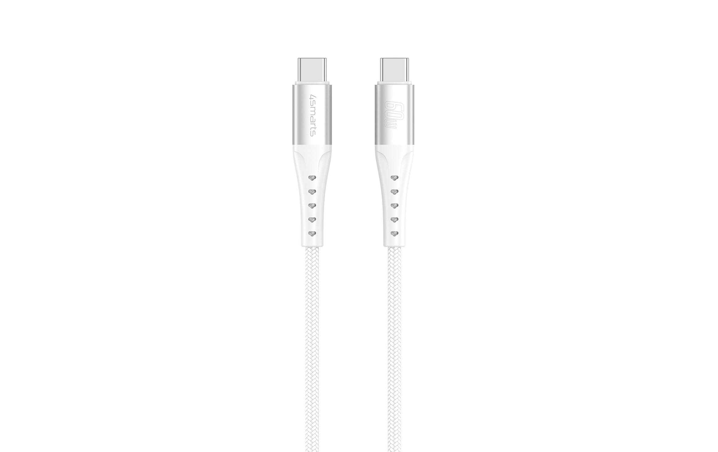 1877124_1 - Mediatech USB-C Kabel PrimeCord 60W 1,5m, weiss