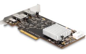 Delock 90097 PCI Express x8 Karte 2x USB Type-C 20Gbps, 2x USB Type-A 10Gbps