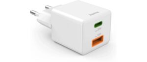 Hama Gan charger USBA USBC 30W 30W weiss