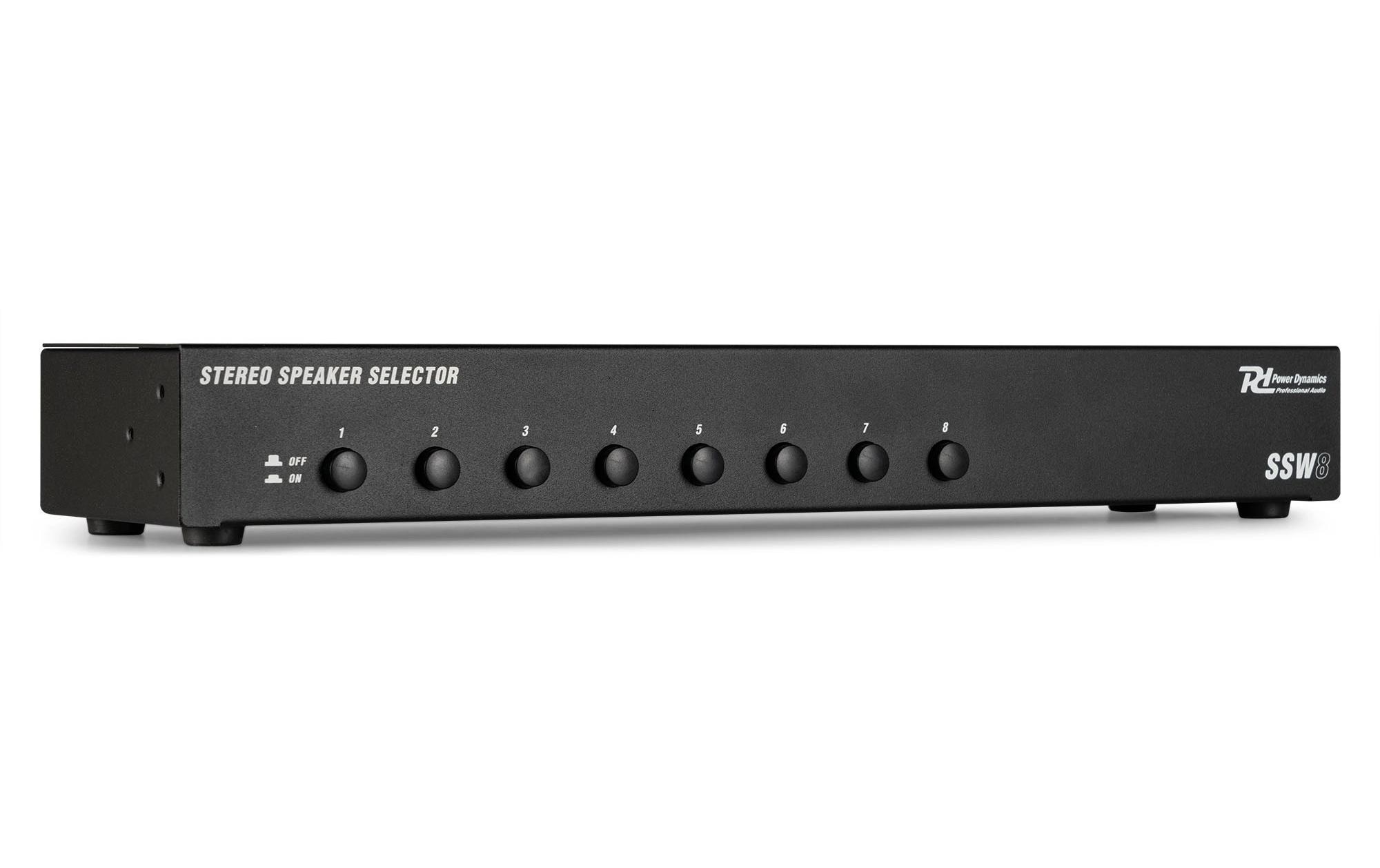1880547 - Mediatech Power Dynamics SSW8 Lautsprecher Selektor 8-Fach, 19 kaufen Schweiz | Mediatech.ch