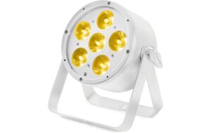 BeamZ Pro BAC322W LED Par, 6x 10W, RGBALC, IR, DMX, weiss
