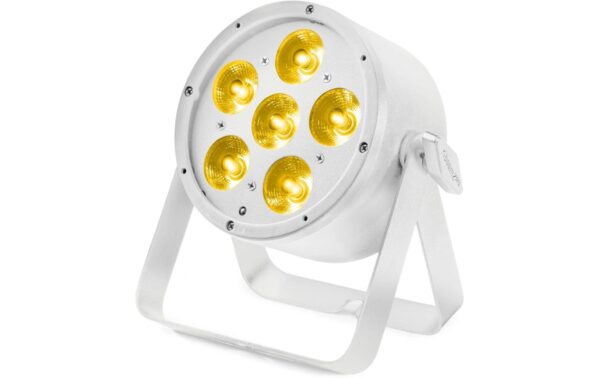 BeamZ Pro BAC322W LED Par, 6x 10W, RGBALC, IR, DMX, weiss