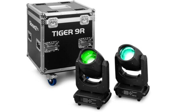 1880565_2 - Mediatech BeamZ Pro Tiger 9R Set Moving Head Beam, 260W, 9R Set mit FC